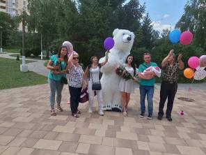 Белый Поздравительный Мишка Киев и Киевская область 800 грн + дорога.